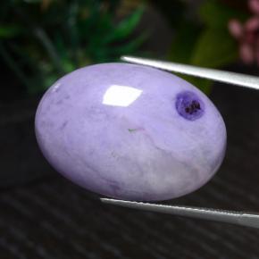 20.20克拉天然多色舒俱来石，椭圆形切割，25.3×18毫米，不透明
