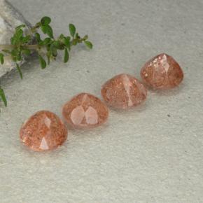 10.77克拉天然日光石，圆形切割，半透明