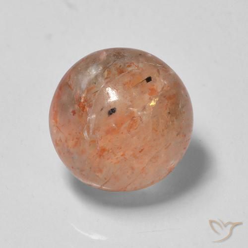 2.35克拉天然日光石，圆形的，半透明