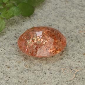 3.62克拉天然日光石，椭圆形，半透明