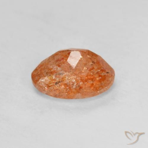 1.25克拉天然日光石，椭圆形，半透明