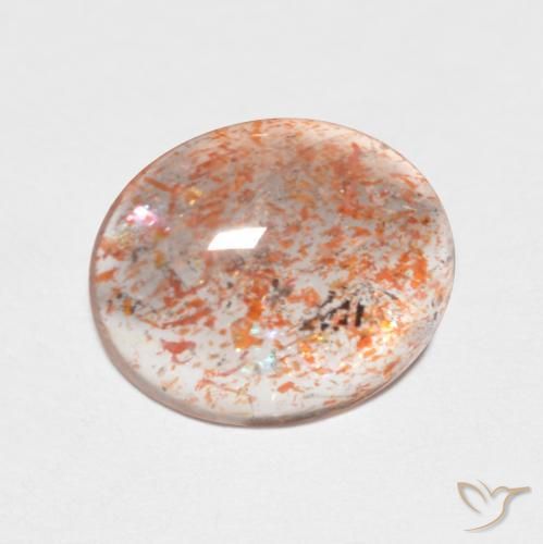 2.39ct 天然 浅橙色 日光石, 椭圆形, 透明