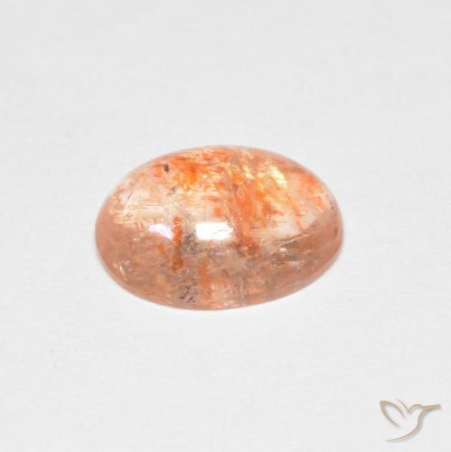 1.67克拉天然日光石，椭圆形，半透明