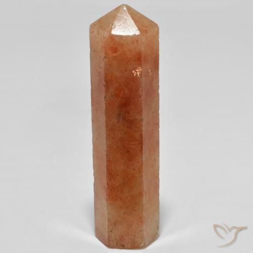 48.79ct 天然 橙黃 日光石, 花式切割, 不透明
