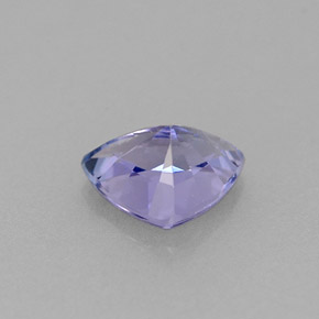 0.57克拉天然坦桑石，三角形，6.1×4.6毫米，VVS