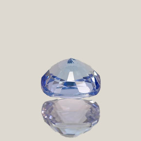 0.80克拉天然坦桑石，垫形剪裁，5.7×4.9毫米，VVS