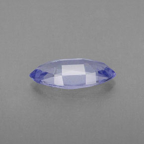 0.76克拉天然坦桑石，马眼形，9.1×4.5毫米，VS