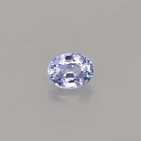 0.60克拉天然坦桑石，椭圆形切割，5.5×4.4毫米，VVS