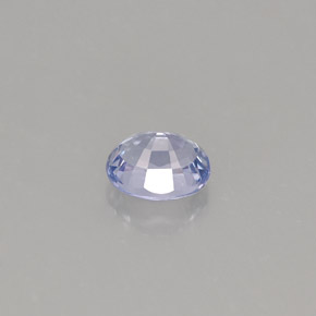 0.60克拉天然坦桑石，椭圆形切割，5.5×4.4毫米，VVS