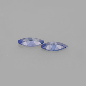 克拉天然坦桑黝帘石，榄尖形，VVS-VS