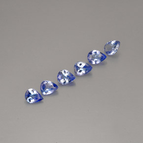 克拉天然坦桑黝帘石，梨形，VS