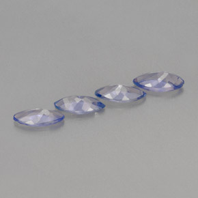 天然坦桑石，马眼形，6.9×3.4毫米，VVS-VS