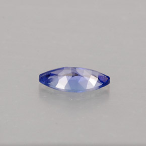 0.39克拉天然坦桑石，马眼形，7.2×3.6毫米，VVS-VS