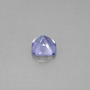 1.11克拉天然坦桑石，垫形剪裁，6×5.9毫米，VVS