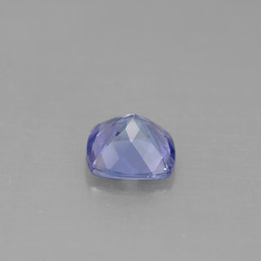 0.93克拉天然坦桑石，垫形剪裁，6×6毫米，VVS
