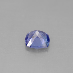 0.92克拉天然坦桑石，垫形剪裁，6×6毫米，VVS