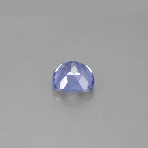 1.05克拉天然坦桑石，垫形剪裁，6×6毫米，VVS