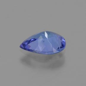 0.88克拉天然坦桑石，梨形，7.9×5.8毫米，VVS-VS