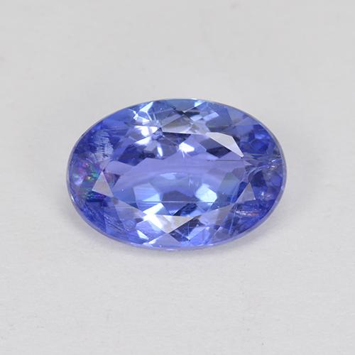 1.22克拉天然坦桑石，椭圆形切割，8.2×5.7毫米，SI