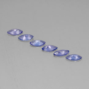1.82天然坦桑石，马眼形，6.9×3.4毫米，VVS-VS