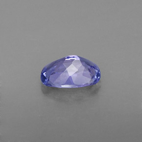 0.81克拉天然坦桑石，垫形剪裁，7×4.9毫米，VVS