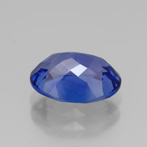 2.71克拉天然坦桑石，椭圆形切割，10×7.6毫米，IF