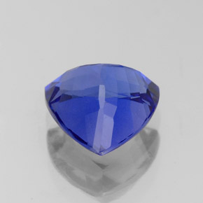 2.12克拉天然坦桑石，三角形，8.1×8.1毫米，VVS