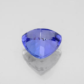 2.45克拉天然坦桑石，三角形，8.7×8.6毫米，VVS