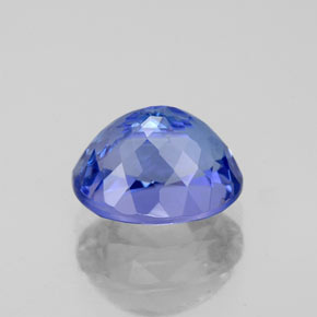 2.62克拉天然坦桑石，椭圆形切割，8.9×7毫米，SI