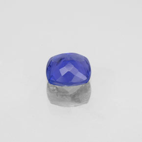 0.91克拉天然坦桑石，垫形剪裁，6×5.9毫米，VVS