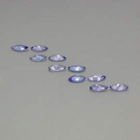 2.65天然坦桑石，马眼形，6.7×3.3毫米，VS-SI