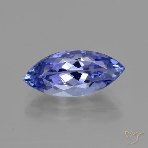 3.03ct 天然 紫罗兰蓝色 坦桑黝帘石, 榄尖形, VS