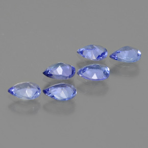 1.62天然坦桑石，梨形，5.2×4毫米，VS