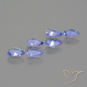 1.38克拉天然坦桑黝帘石，梨形，VS