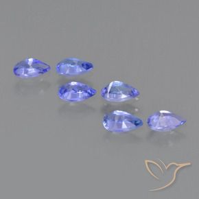 1.30克拉天然坦桑黝帘石，梨形，VS