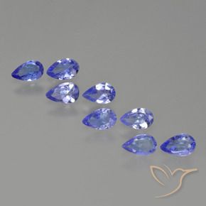 1.42克拉天然坦桑黝帘石，梨形，VS