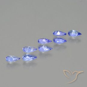 1.29克拉天然坦桑黝帘石，梨形，VS
