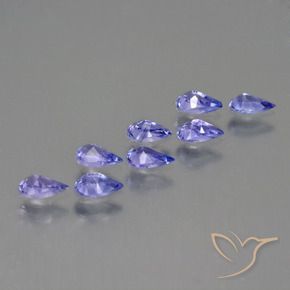 1.57克拉天然坦桑黝帘石，梨形，VS
