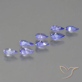 1.40克拉天然坦桑黝帘石，梨形，VS