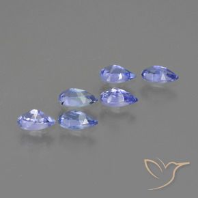 1.24克拉天然坦桑黝帘石，梨形，VS