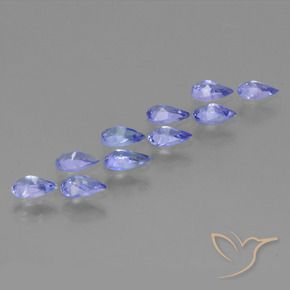 1.96克拉天然坦桑黝帘石，梨形，VS