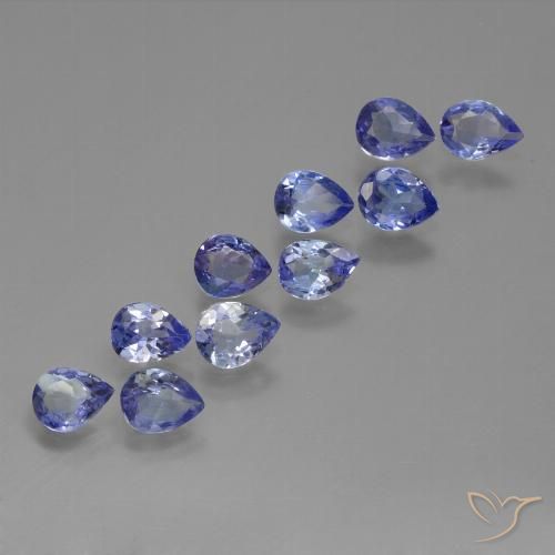 2.32ctw 天然 中号海军蓝 坦桑黝帘石, 梨形, VS