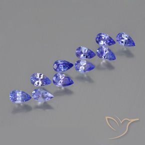 2.54克拉天然坦桑黝帘石，梨形，VS