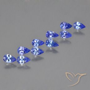 2.18克拉天然坦桑黝帘石，梨形，VS