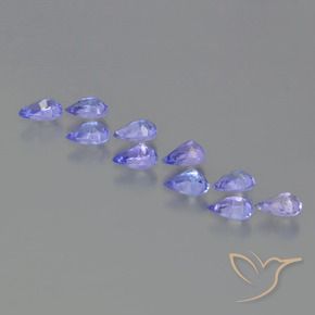 2.34克拉天然坦桑黝帘石，梨形，VS