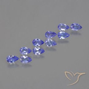 1.96克拉天然坦桑黝帘石，梨形，VS