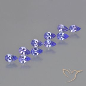 2.35克拉天然坦桑黝帘石，梨形，VS
