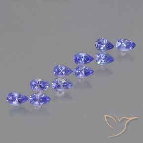 2.62克拉天然坦桑黝帘石，梨形，VS