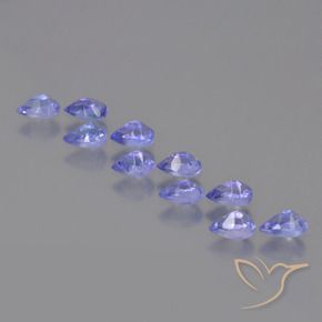 2.62克拉天然坦桑黝帘石，梨形，VS
