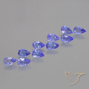 1.98克拉天然坦桑黝帘石，梨形，VS